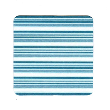 60 - 120 Stück Untersetzer für Gläser Tassen 9x9 cm Bierdeckel Pappe Grün/ Blau - 60 x Blau