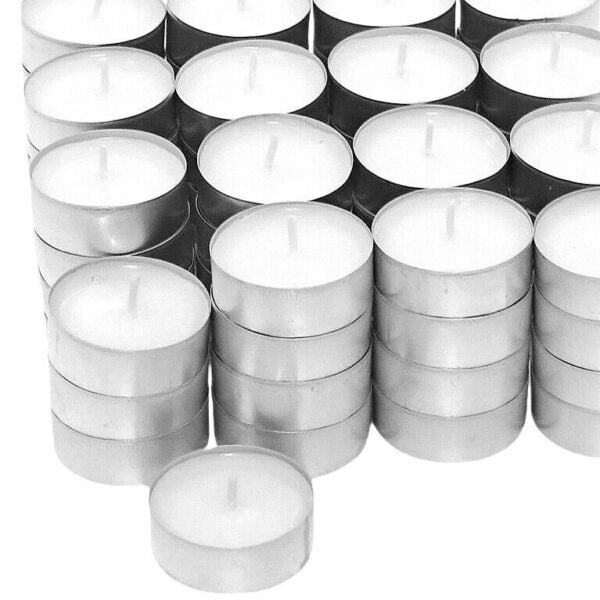 300 Stück Bolsius Teelichter 4h Brenndauer 37x15mm Teelicht Alu Cup - Beutel (10x30er)