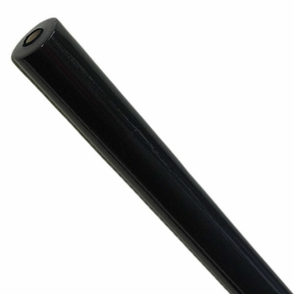 25 Meter Evolin Tischdeckenrolle 128cm breit Premium Tischtuch Stoffoptik - Schwarz