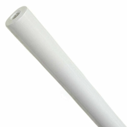25 Meter Evolin Tischdeckenrolle 128cm breit Premium Tischtuch Stoffoptik - Weiß