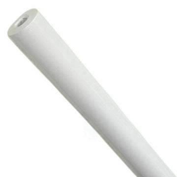 25 Meter Evolin Tischdeckenrolle 128cm breit Premium Tischtuch Stoffoptik - Weiß
