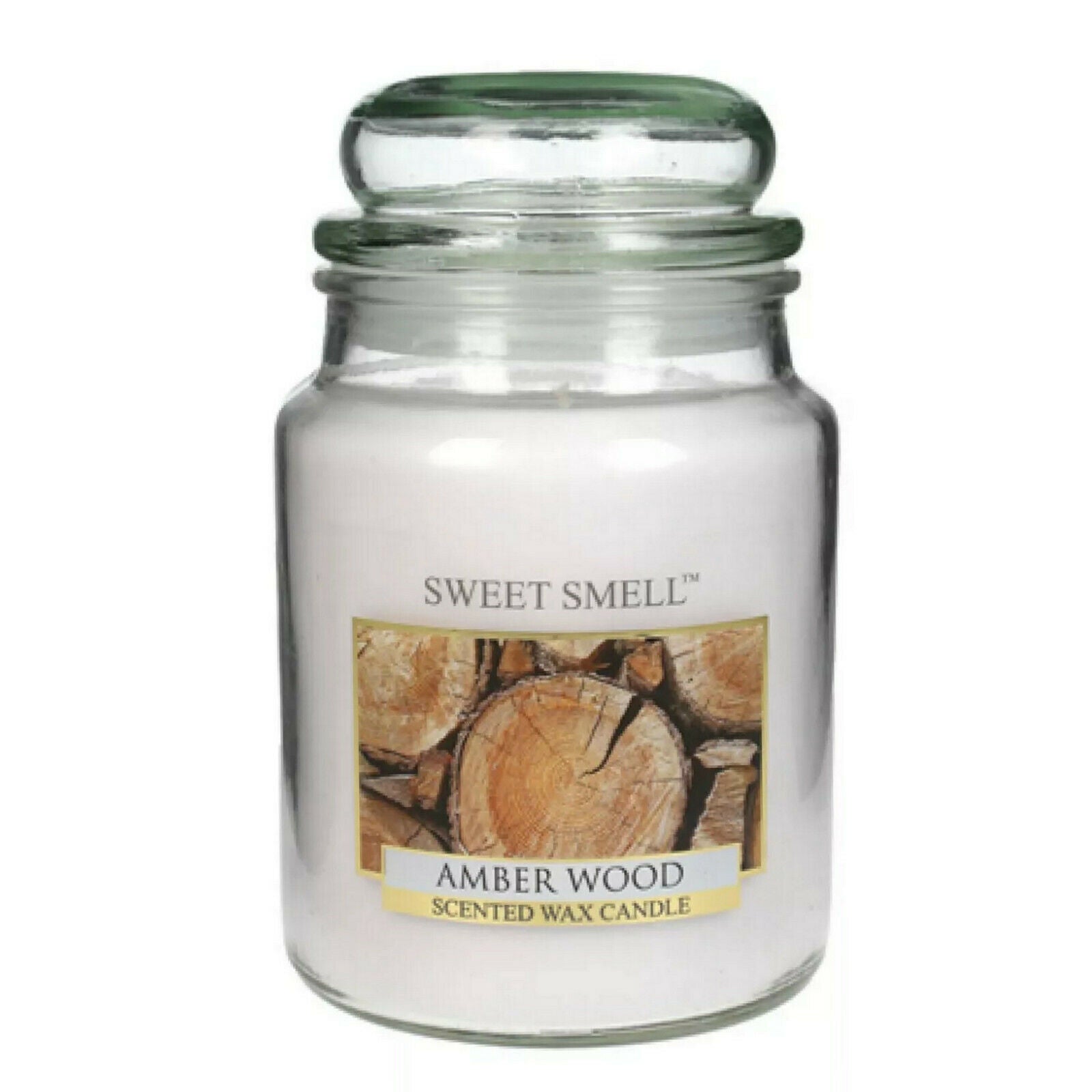 SWEET SMELL Duftkerze im Glas 165x100 mm 568g Wachs Großes Kerzenglas mit Deckel