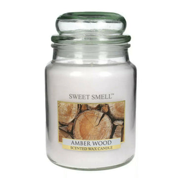 SWEET SMELL Duftkerze im Glas 165x100 mm 568g Wachs Großes Kerzenglas mit Deckel