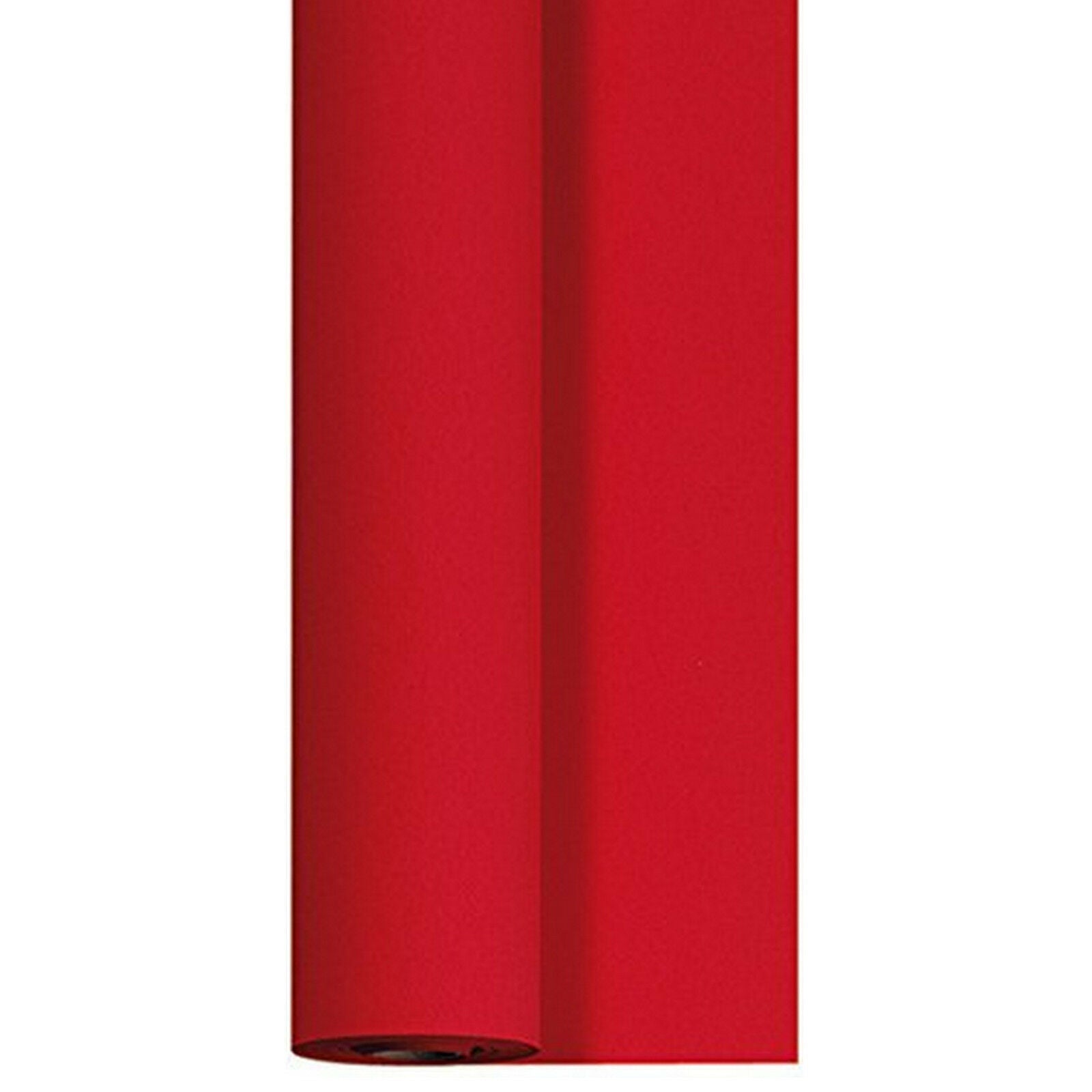 Tischdeckenrolle 25 m x 125 cm stoffähnlich Premium Einweg Vlies Tischdecke Rot - 25 m x 1,25 m = 1 Rolle