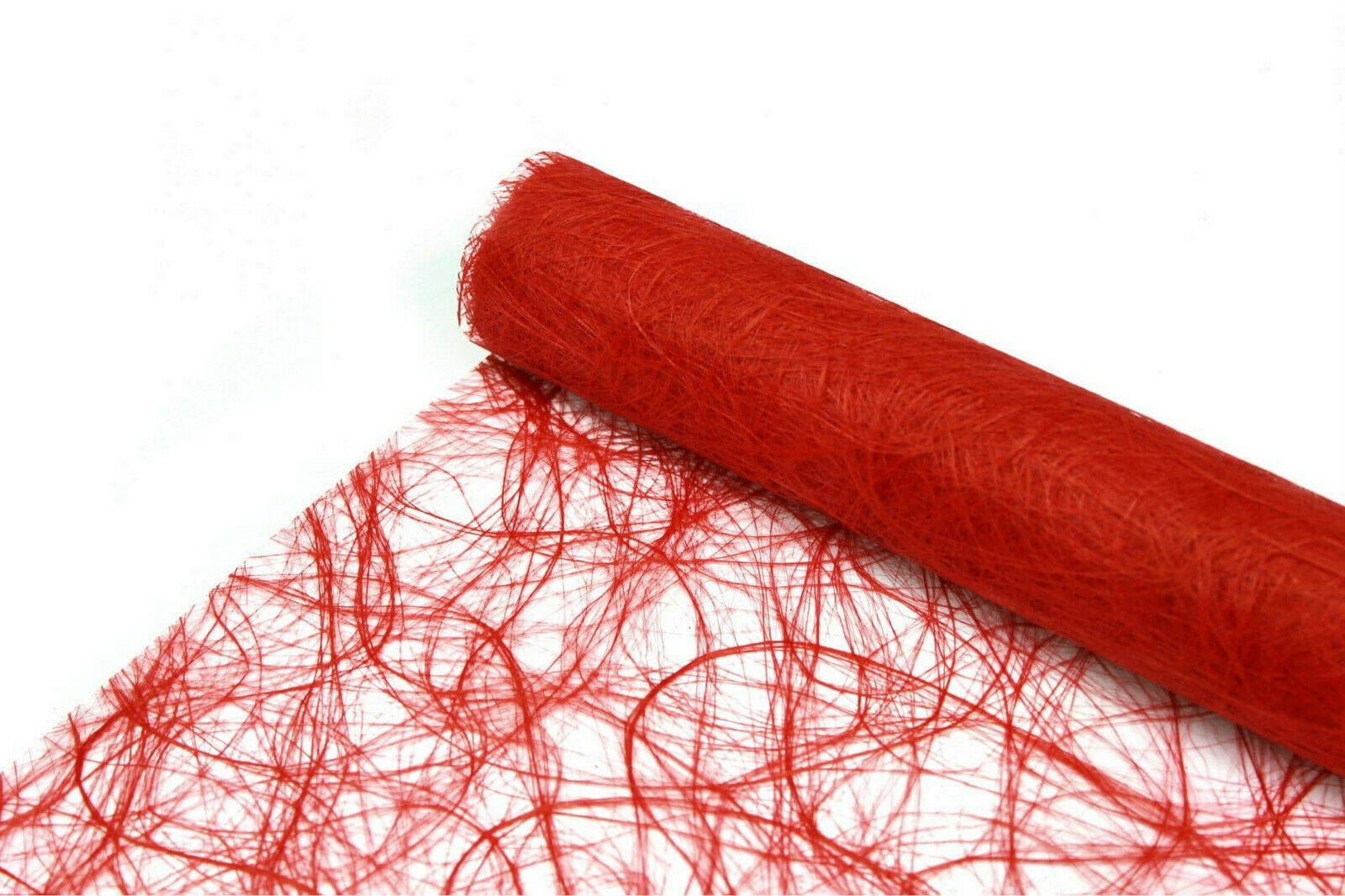 Sizoweb Tischband 25m x 30cm (0,99 - 1,14 €/m) Tischläufer Dekoration Tisch-Deko - Rot 3320