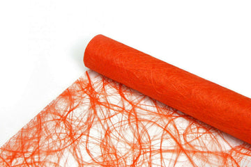Sizoweb Tischband 25m x 30cm (0,99 - 1,14 €/m) Tischläufer Dekoration Tisch-Deko - Orange 8280