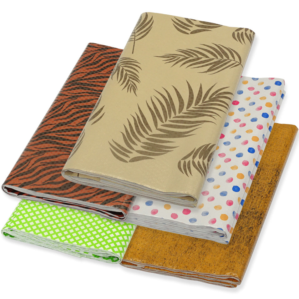 5 Stk Tischdecken 220x138cm Laminierte MG-Papiertischdecken