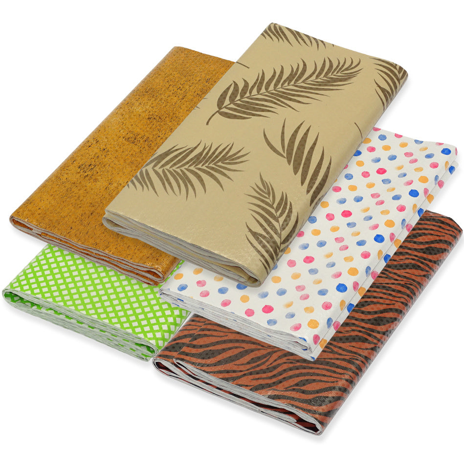 5 Stk Tischdecken 220x138cm Laminierte MG-Papiertischdecken