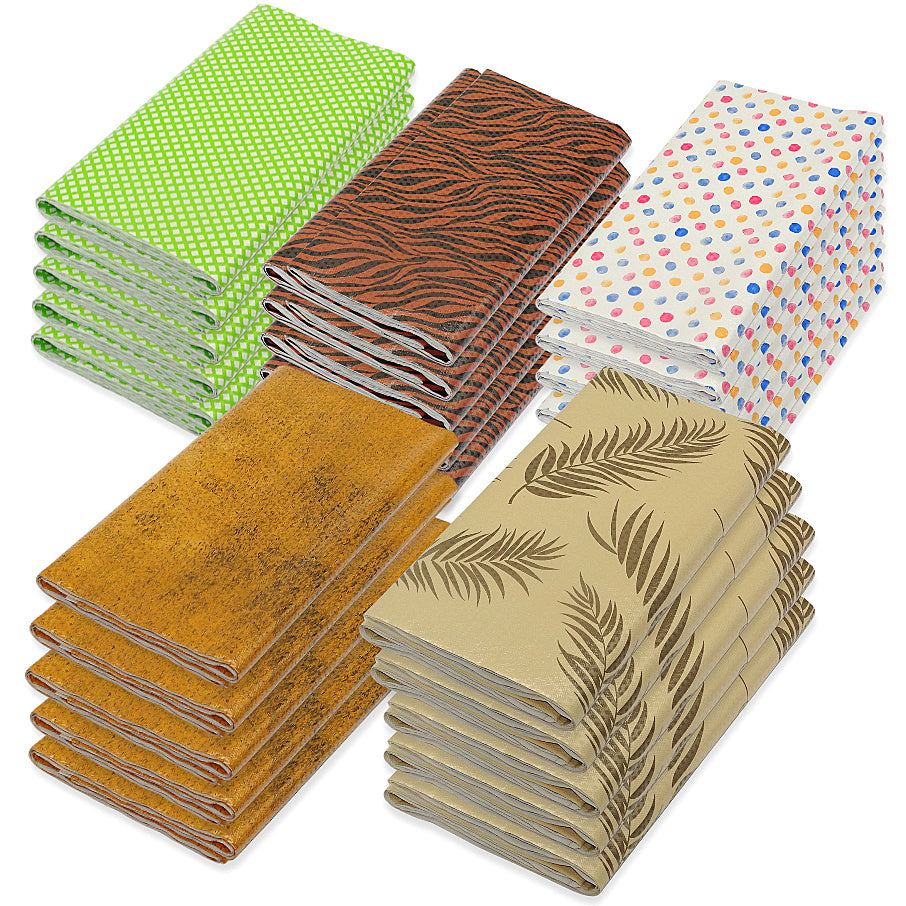 5 Stk Tischdecken 220x138cm Laminierte MG-Papiertischdecken