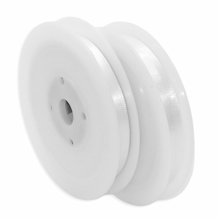 50 Meter Satinband Schleifenband 10mm breit Dekoband Geschenkband (2 Ro. x 25m) - Weiß