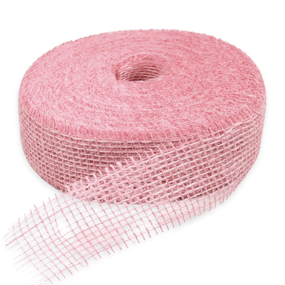 40 Meter Juteband 5cm breit Dekoband Rolle