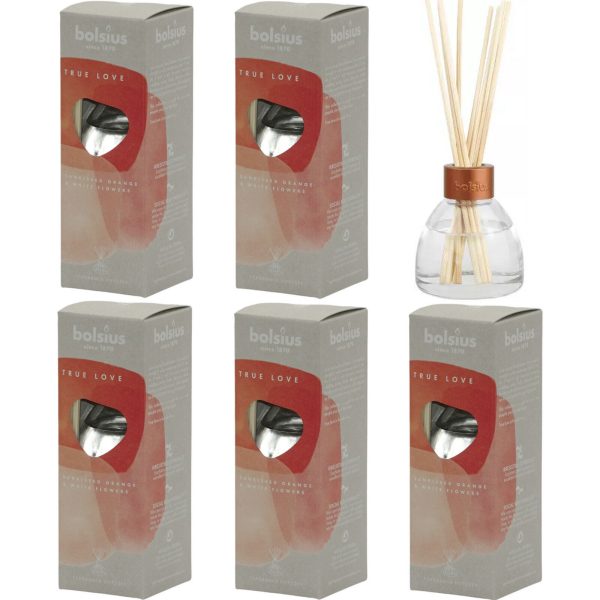6er Pack Bolsius Aromatic Diffuser Duftspender Raumduft je 45ml Holzstäbchen