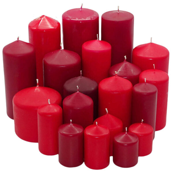 WiTaP™ - 6 kg Stumpenkerzen glatt gemischt nach Farben