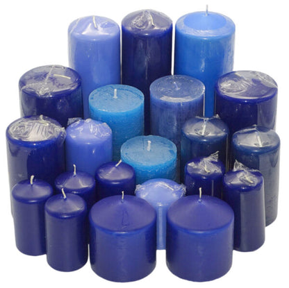 WiTaP™ - 6 kg Stumpenkerzen glatt gemischt nach Farben