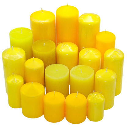 WiTaP™ - 6 kg Stumpenkerzen glatt gemischt nach Farben