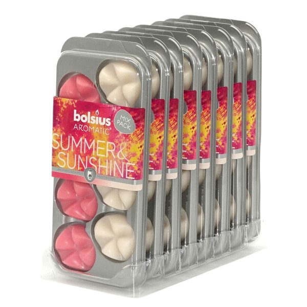 64 Bolsius AROMATIC Wax Melts Duft Schmelzblüten (8x8er)