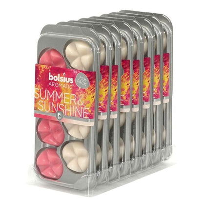 64 Bolsius AROMATIC Wax Melts Duft Schmelzblüten (8x8er)