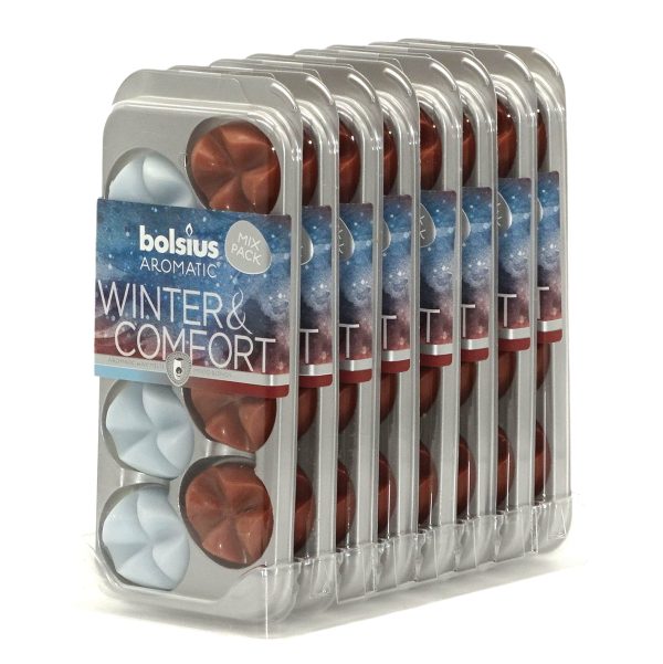 64 Bolsius AROMATIC Wax Melts Duft Schmelzblüten (8x8er)
