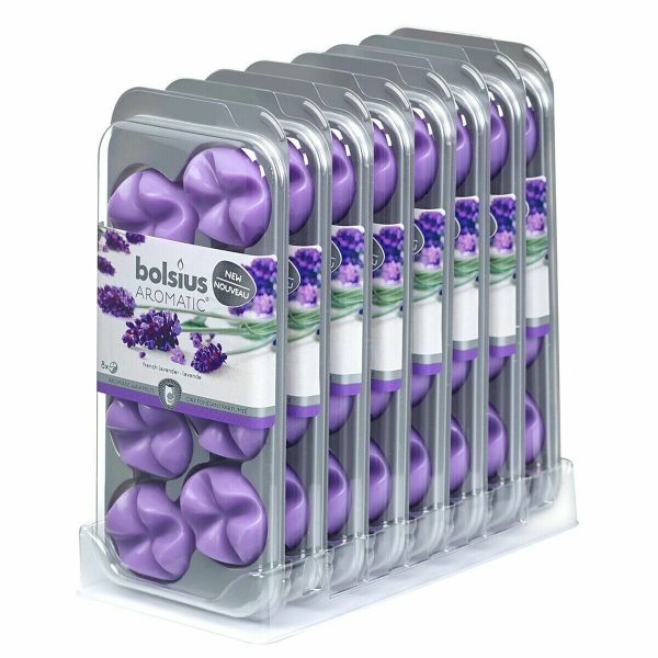 64-tlg. Bolsius AROMATIC Wax Melts Duft Schmelzblüten (8x8er)