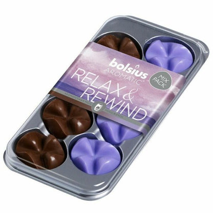 8er Pack Bolsius AROMATIC Wax Melts Schmelzblüten