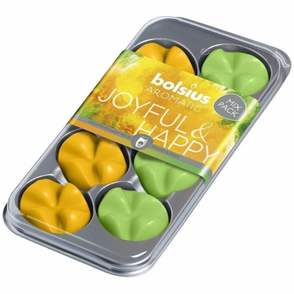 8er Pack Bolsius AROMATIC Wax Melts Schmelzblüten