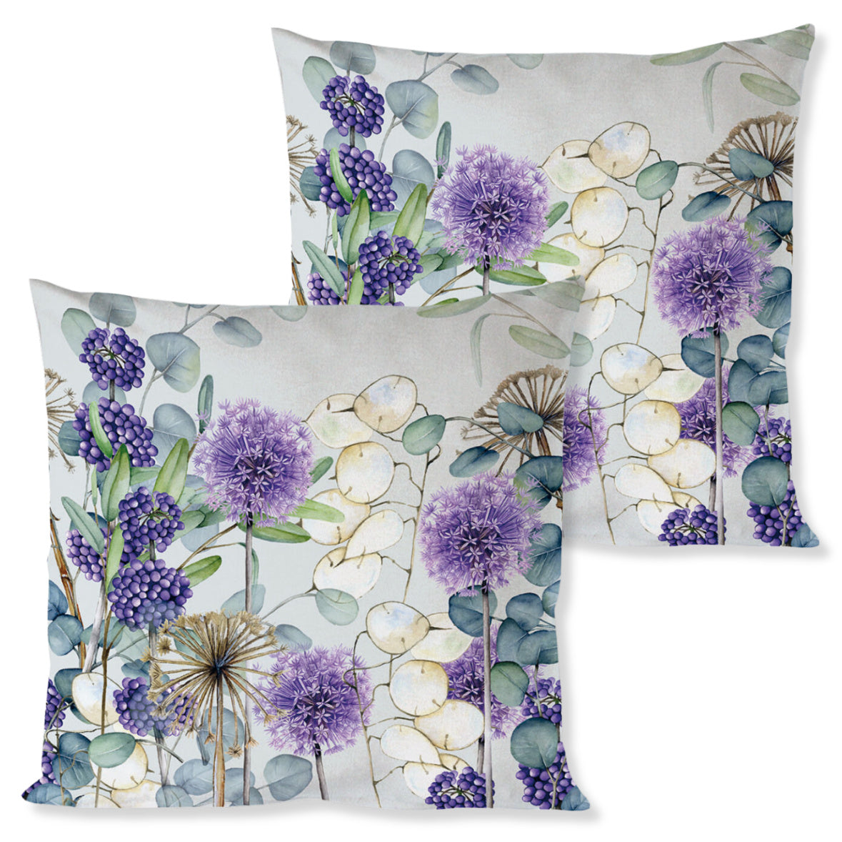 2er Set Ambiente Kissenbezüge 40x40cm  Kissenhülle Dekokissen – ohne Füllung