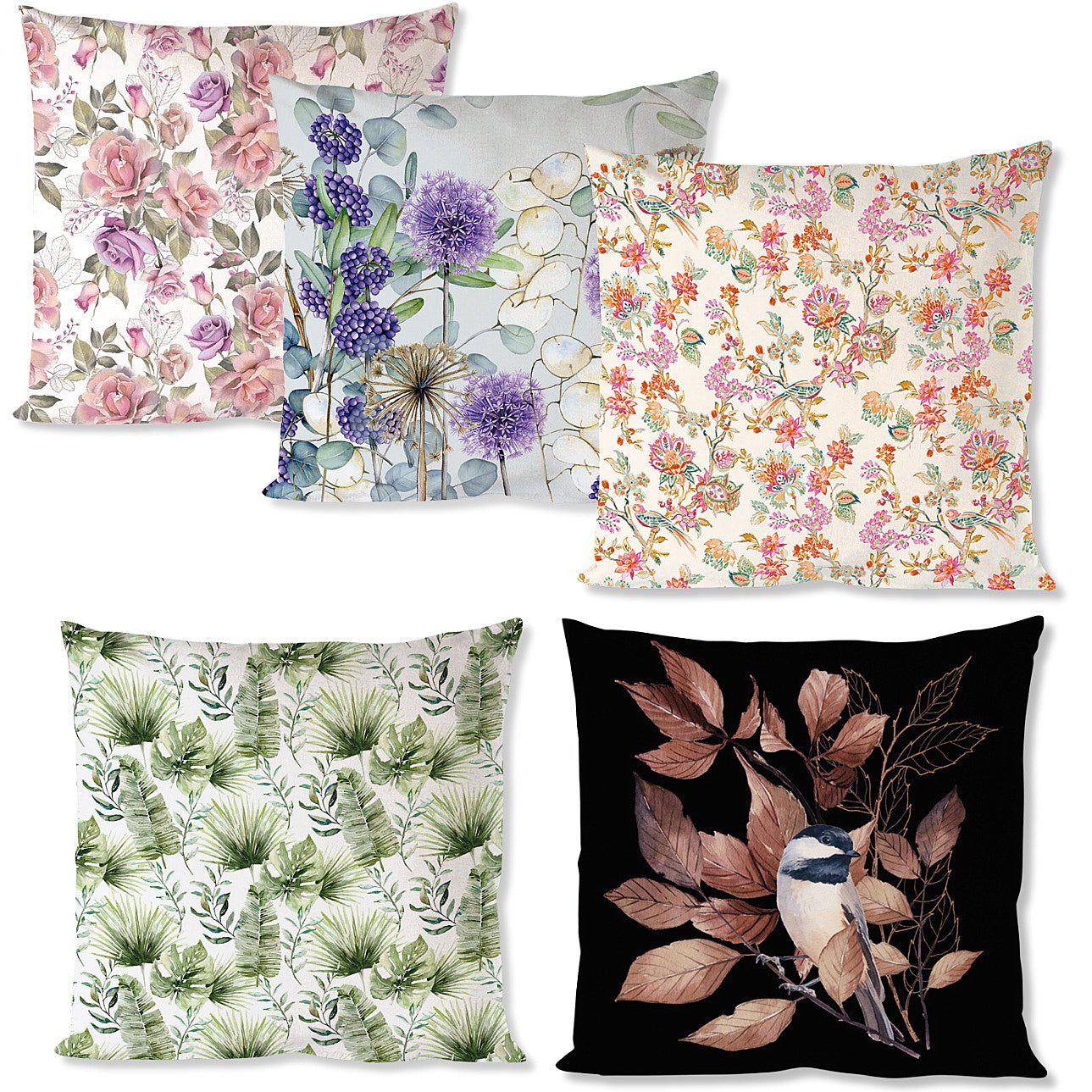 2er Set Ambiente Kissenbezüge 40x40cm  Kissenhülle Dekokissen – ohne Füllung