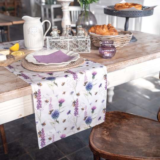 Ambiente Tischläufer / Tischband 150x40cm – 100% Baumwolle