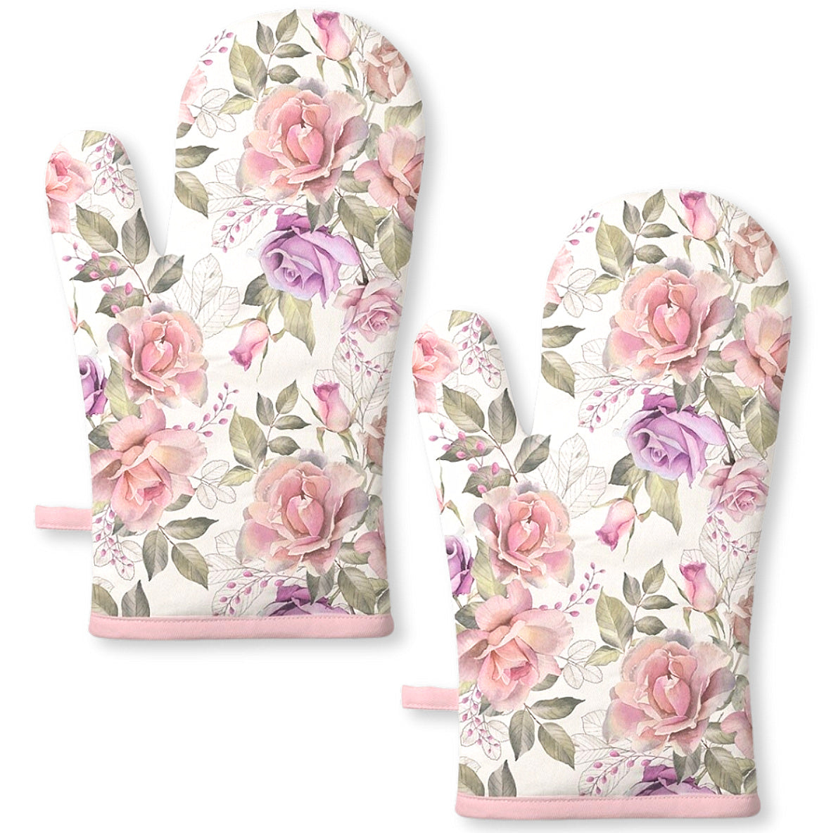2er Set Ambiente Ofenhandschuhe – 30x18cm Baumwolle