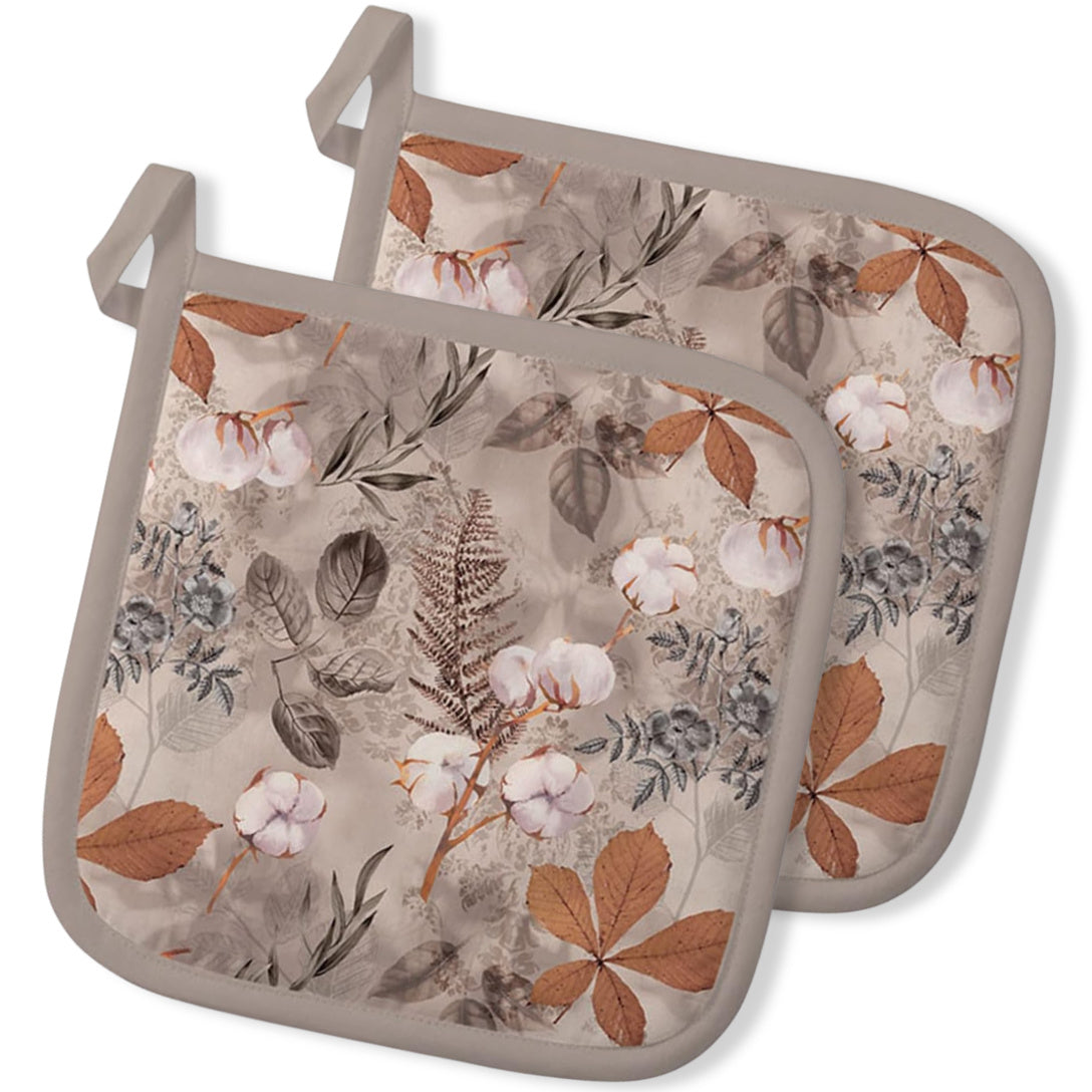 2er Set Ambiente Topflappen 20x20 cm – Baumwolle