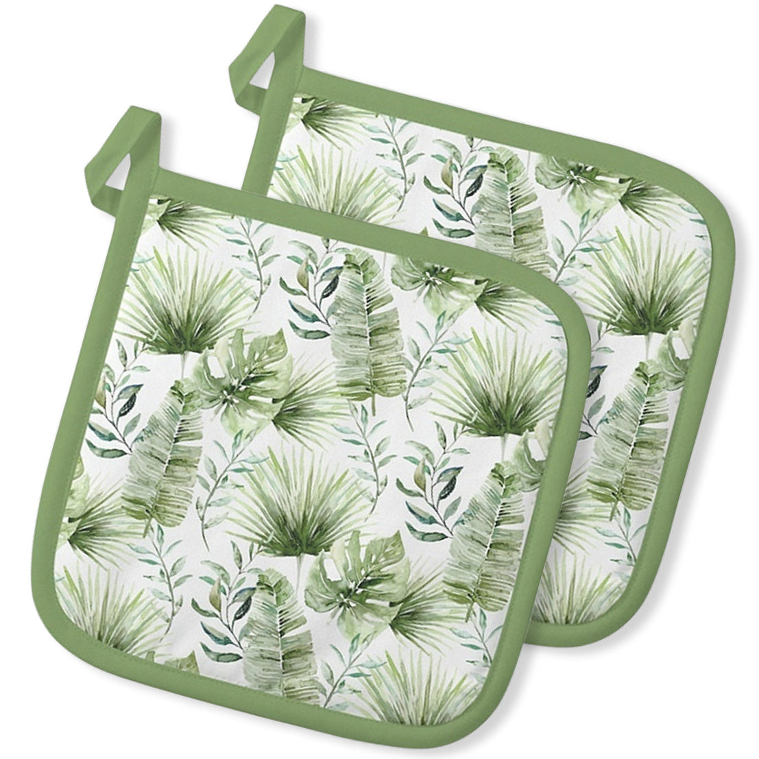 2er Set Ambiente Topflappen 20x20 cm – Baumwolle