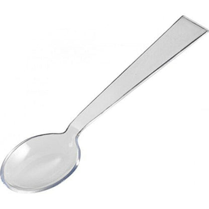 250 Amuse-Bouche Mini Löffel 95mm Fingerfood PS (1 Pack) klar