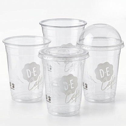 960 Stk Bio Plastikbecher 0,3L Ausschankbecher Trinkbecher Eiskaffee - klar (16x60)