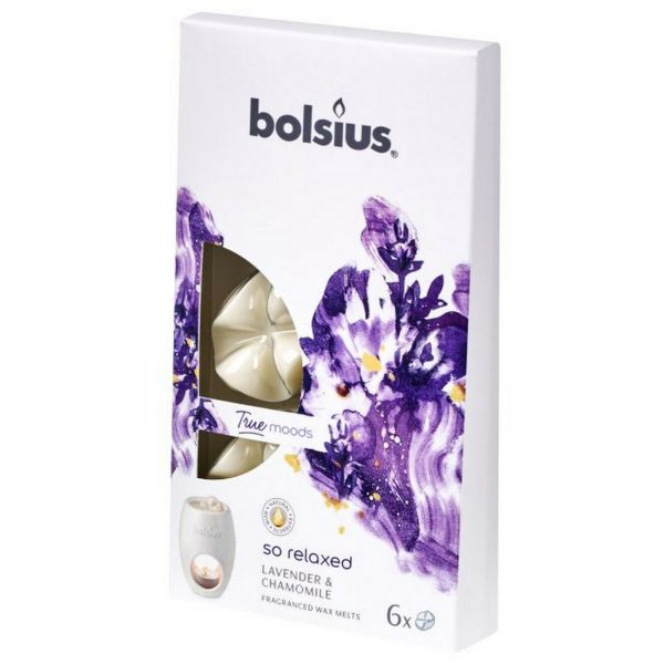 6er Pack Bolsius Aromatic True Scents Wax Melts Duft Schmelzblüten