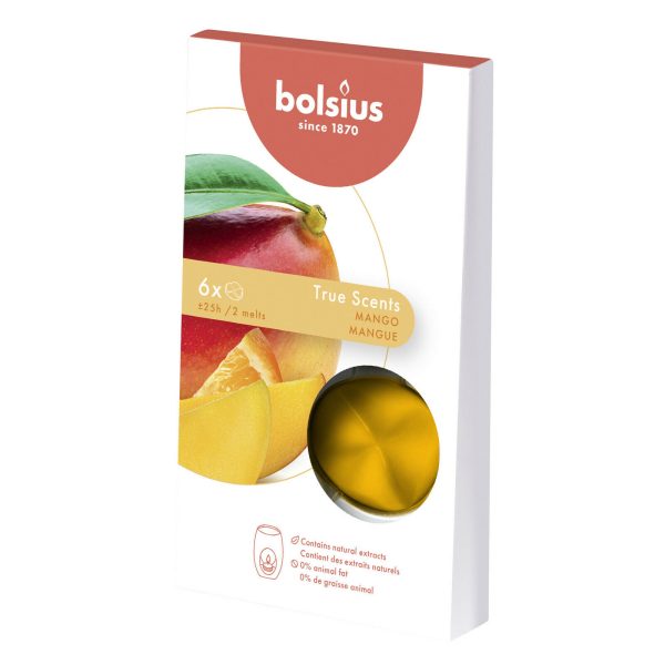 6er Pack Bolsius Aromatic True Scents Wax Melts Duft Schmelzblüten