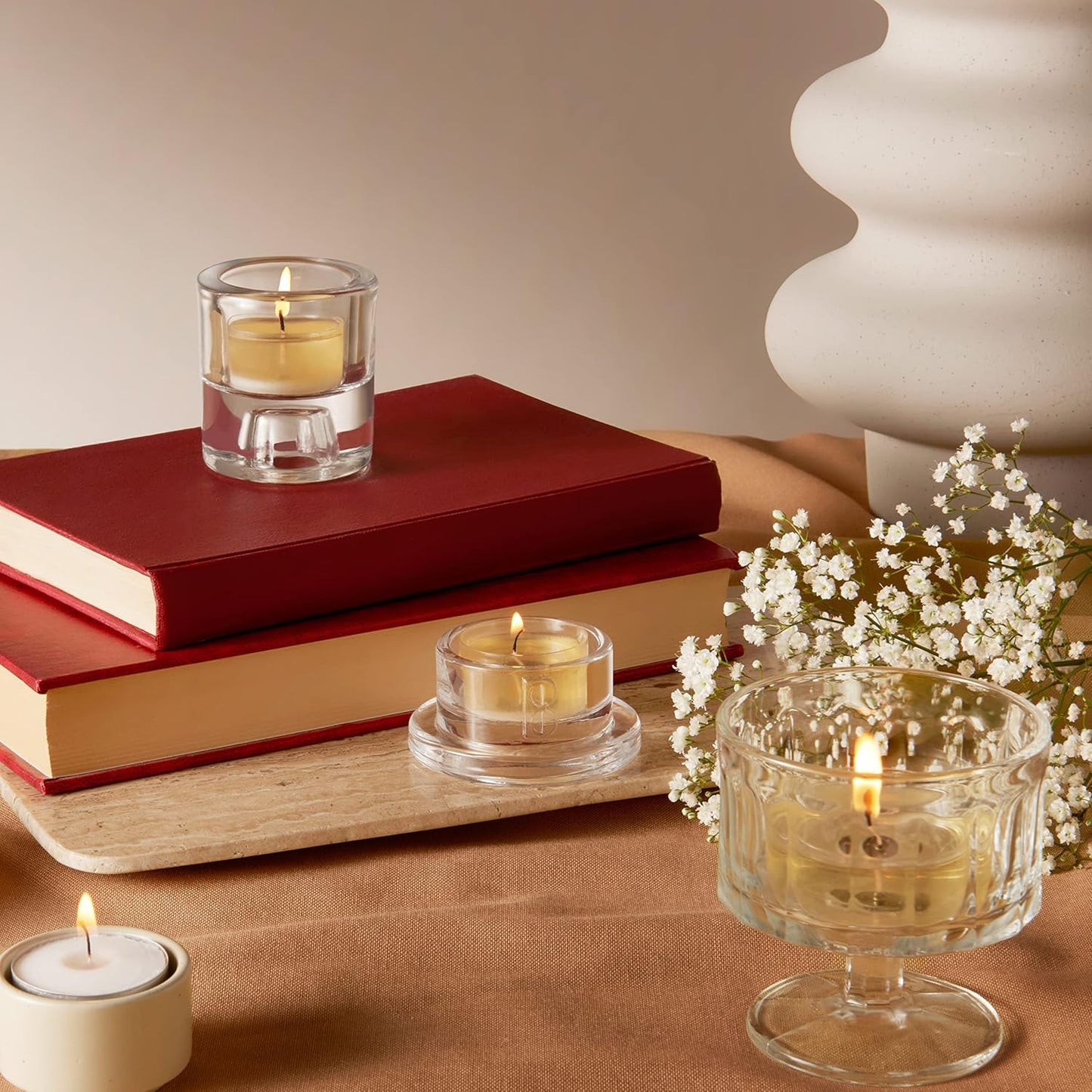 240 Stk Bolsius Duftteelichter 4h Teelicht Alu in drei Farben Duftkerzen - Mango (8x30er)