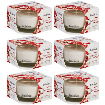 6 Bolsius True Scents Duftgläser 90x63mm Duftkerzen im Glas Kerzenglas (6 Stück)