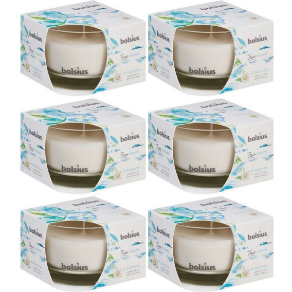 6 Bolsius True Scents Duftgläser 90x63mm Duftkerzen im Glas Kerzenglas (6 Stück)