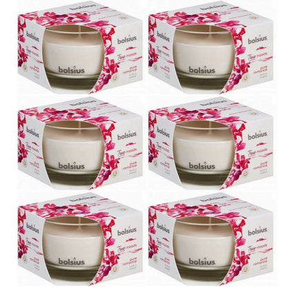 6 Bolsius True Scents Duftgläser 90x63mm Duftkerzen im Glas Kerzenglas (6 Stück)