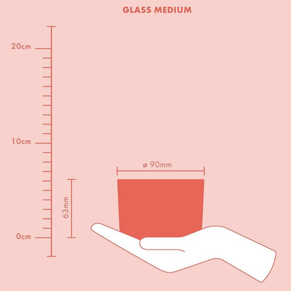 6er Set Bolsius True Glow Duftgläser 90x63mm Duftkerzen Kerzenglas - Winter Spices rot