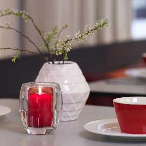 40er Tray Bolsius Refill Nachfüller Kerzen Acryl Cup 42x55mm Relight Nachfüll-Lichte - Rot