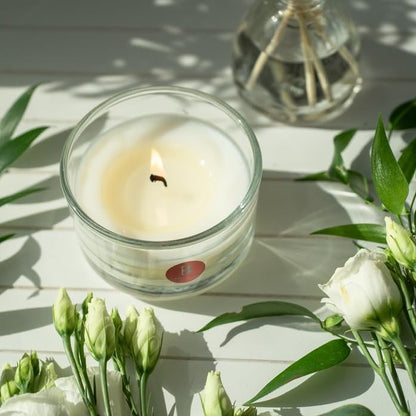 6er Set Bolsius True Scents Duftgläser 80x50mm Duftkerzen Kerzenglas - Fresh Cotton