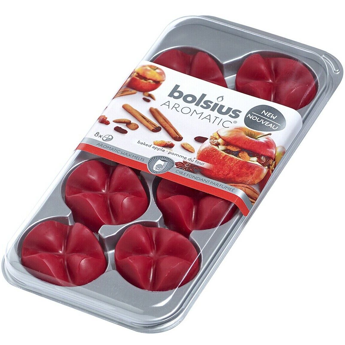 8er Pack Bolsius AROMATIC Wax Melts Schmelzblüten