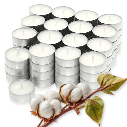 180 Stk Duft Teelichter 4 Stunden Duftkerzen Teelicht (10x18er) - Fresh Cotton