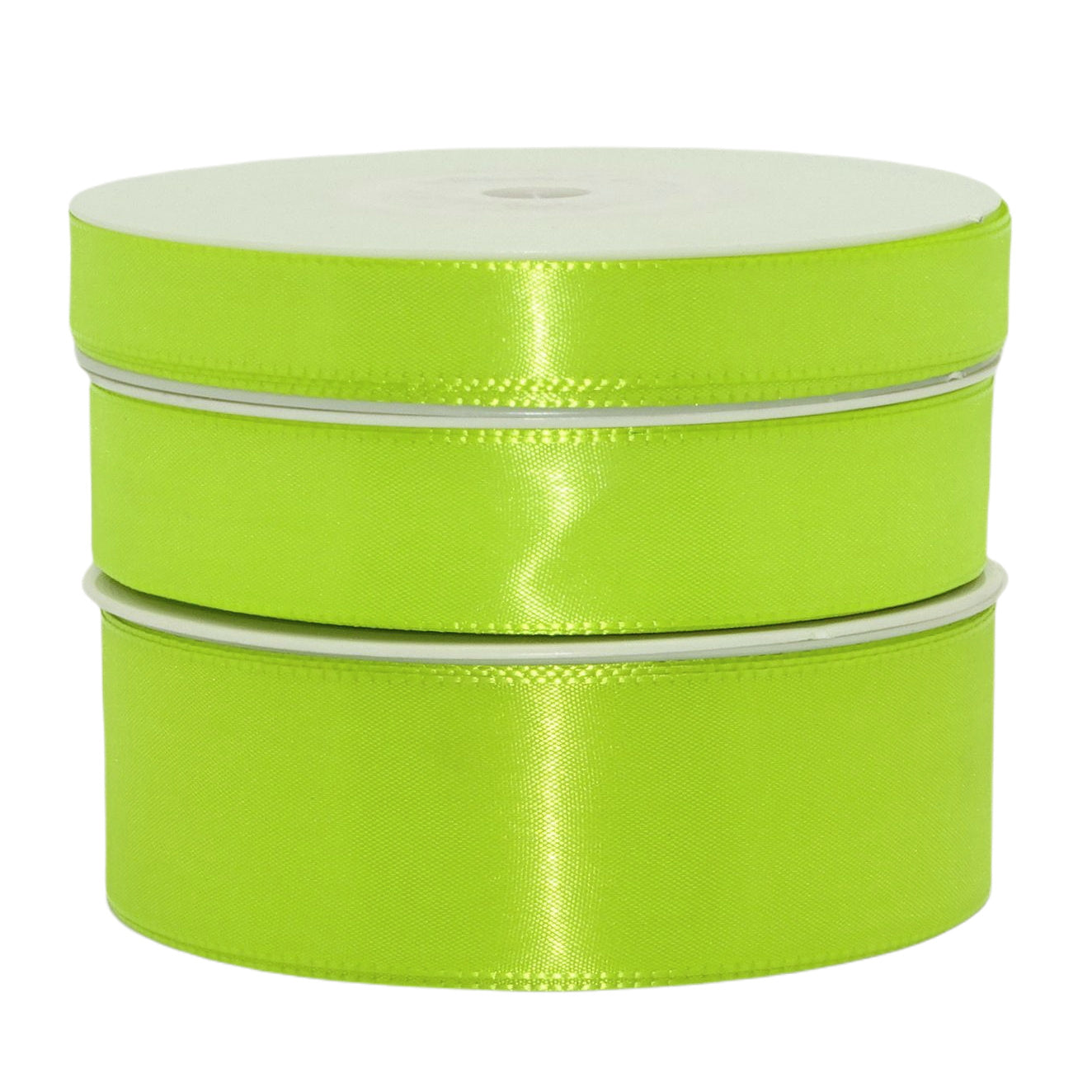 50m Dekoband Seidenband - Lime-Grün 683