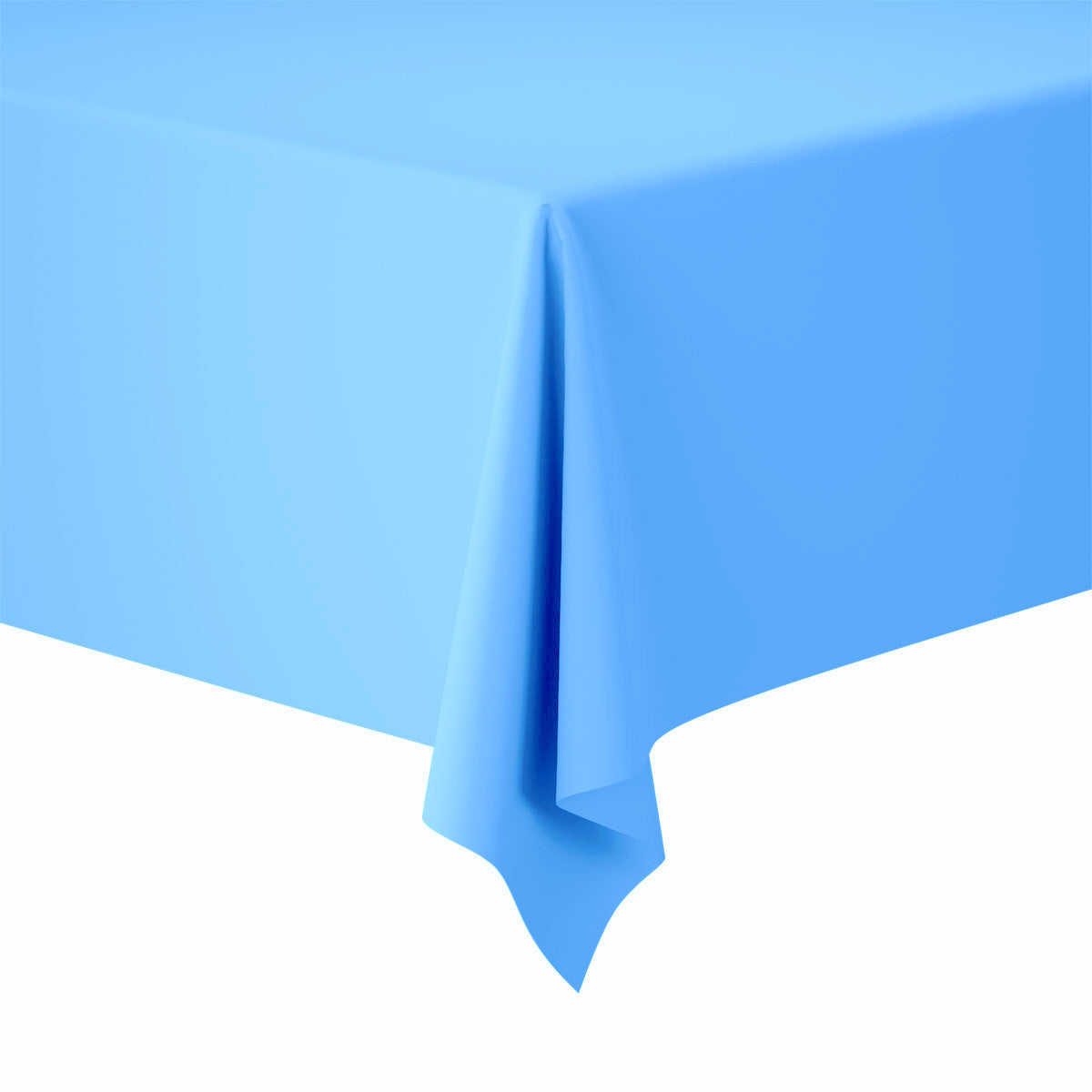 25 Meter Tischdeckenrolle 98cm breit Biertisch stoffähnlich Tischtuch - Hellblau