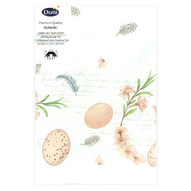 10 Stk Dunicel Mitteldecken 84x84cm Tischdecken stoffähnlich Tischtuch - Eggs & Feathers
