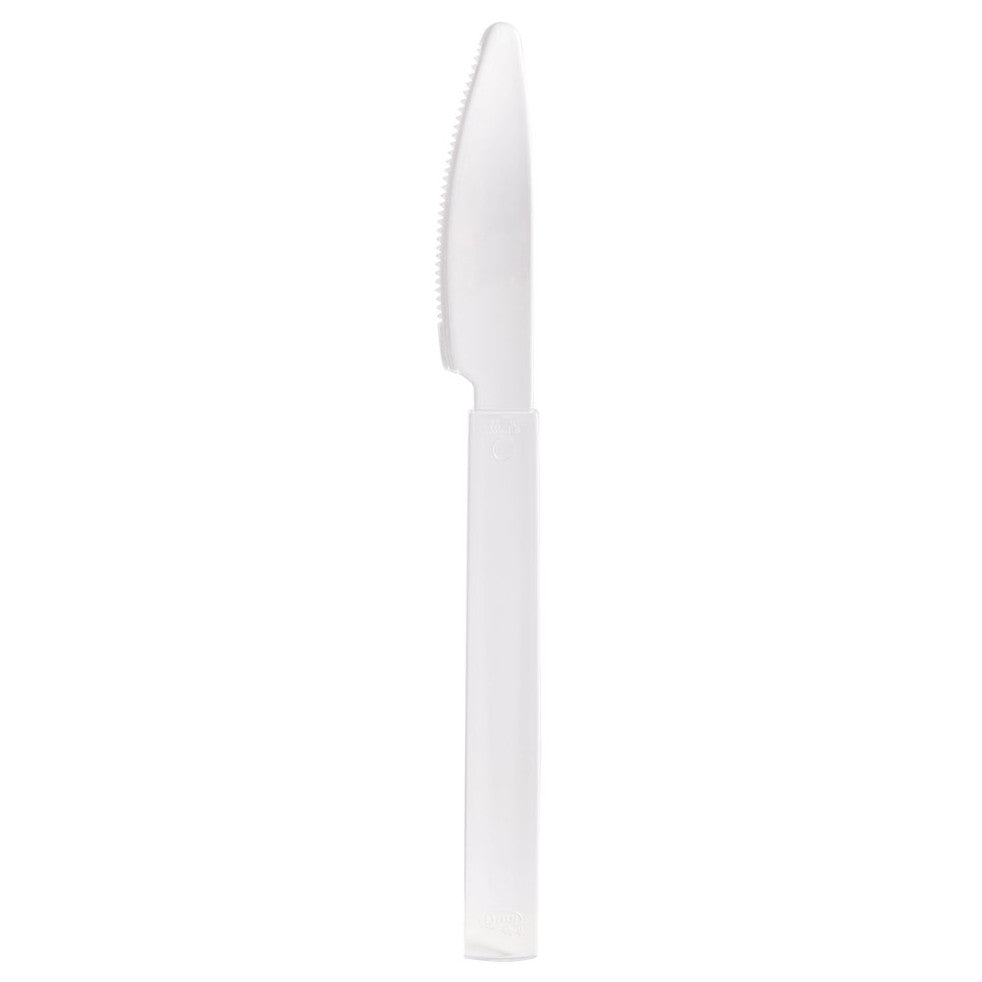 1.000-tlg. Duni Mehrweg Besteck Messer 170mm Plastik stabil transparent (20x50er)