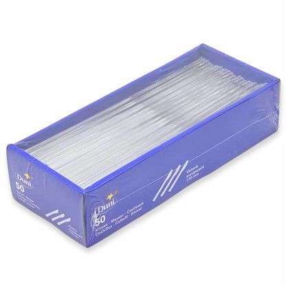 1.000-tlg. Duni Mehrweg Besteck Messer 170mm Plastik stabil transparent (20x50er)