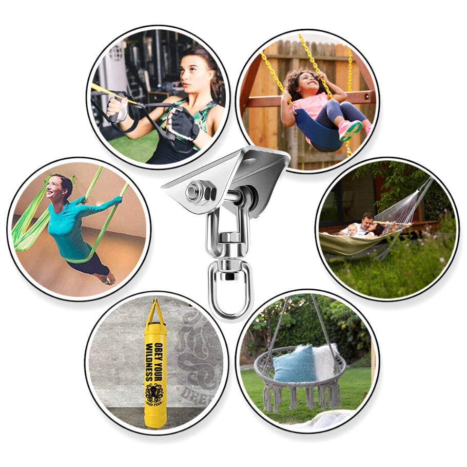 Deckenhaken Halterung Set 360° Drehbar Deckenhalterung Hängesessel 450 – WiTaP™
